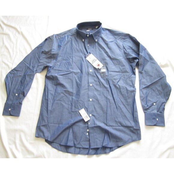 New W/ Defect Men Izod Quick Dry Wicking Long Sleeve Shirt Sz 16.5- 34/35(MT495) - Picture 1 of 13
